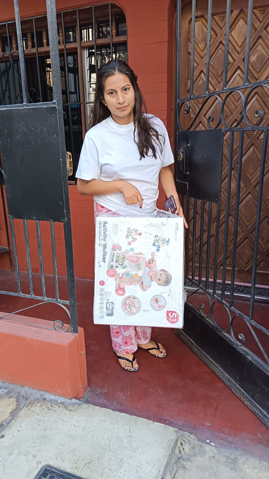 Cliente satisfecha con Bañera